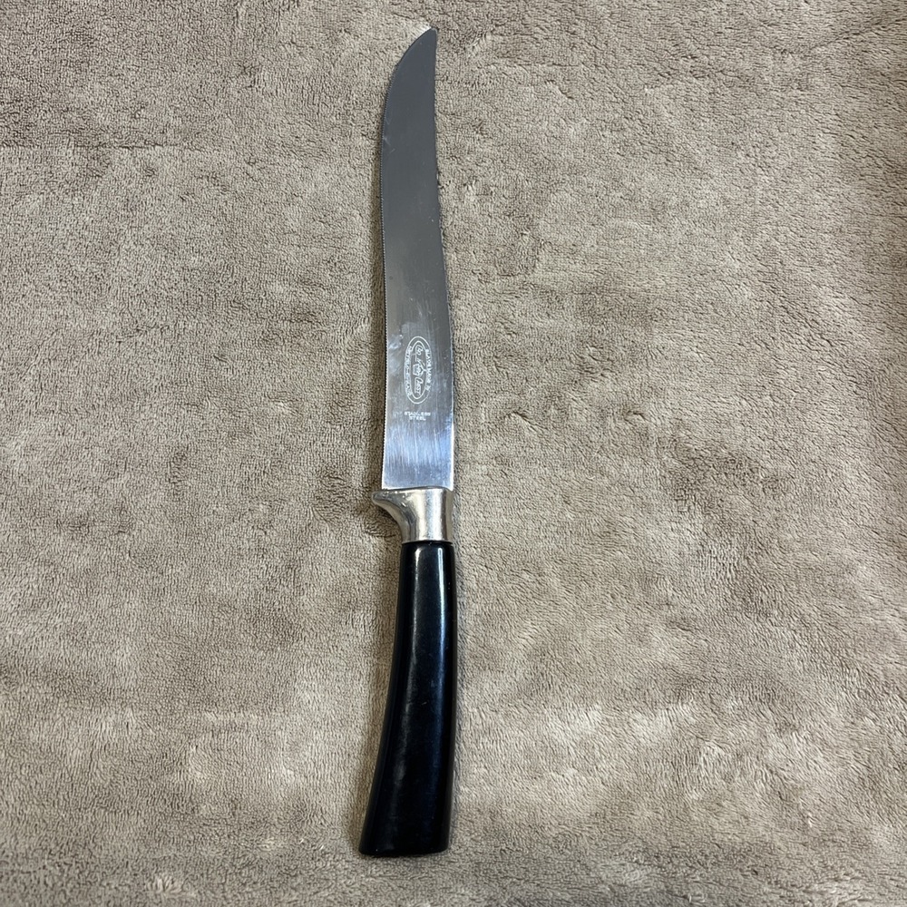 Vintage Sheffield England Crown Crest Carving Knife Pre-Owned 12.75"